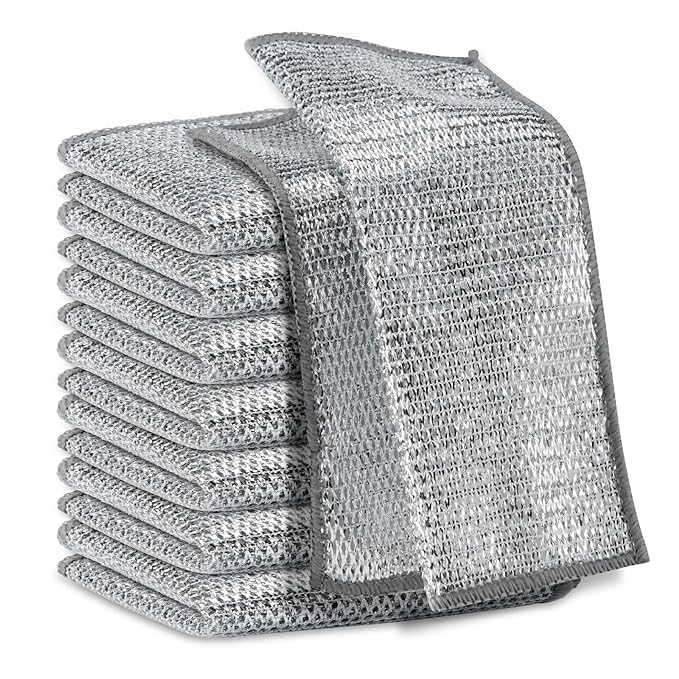 Multipurpose Wire Dishwashing & Cleaning Cloth – Pack of 10