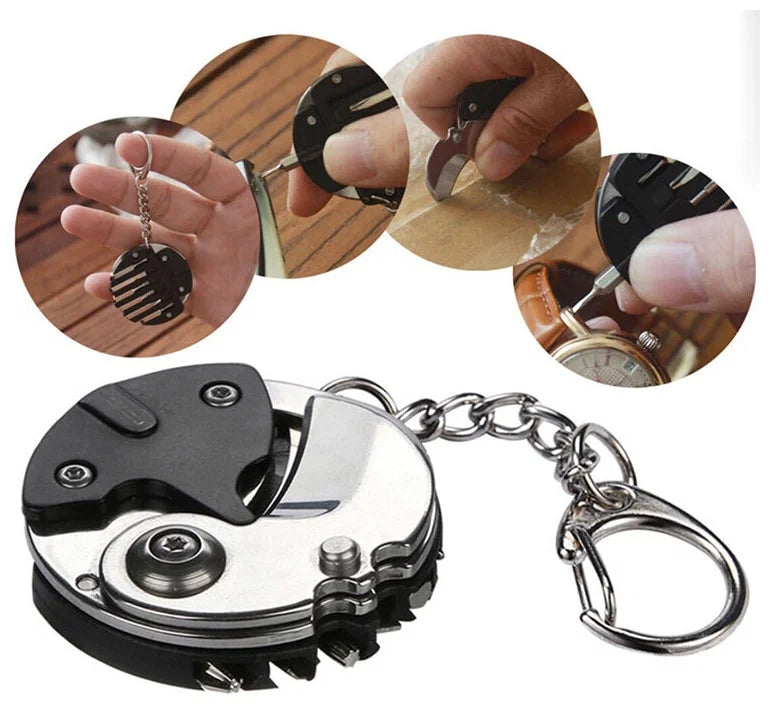 3-in-1 Multi-Function Keychain Bottle & Can Opener
