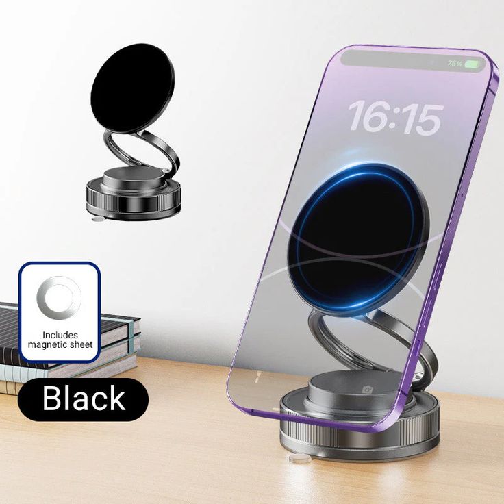 Magnetic Wireless Car Phone Charger & Dashboard Holder