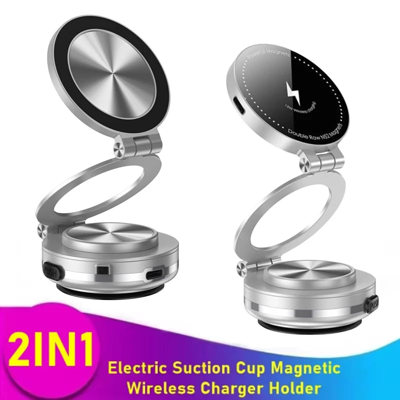 Magnetic Wireless Car Phone Charger & Dashboard Holder