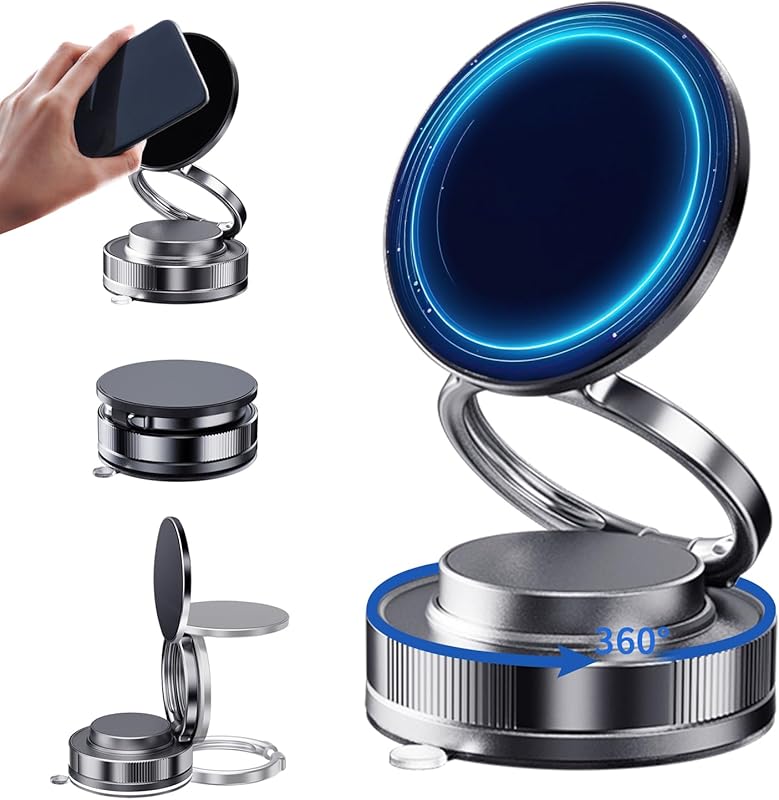 Magnetic Wireless Car Phone Charger & Dashboard Holder