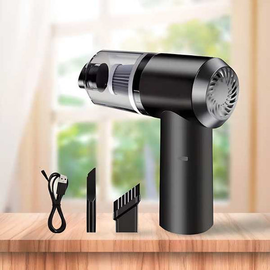 Cordless Car Vacuum Cleaner – USB Rechargeable & Portable