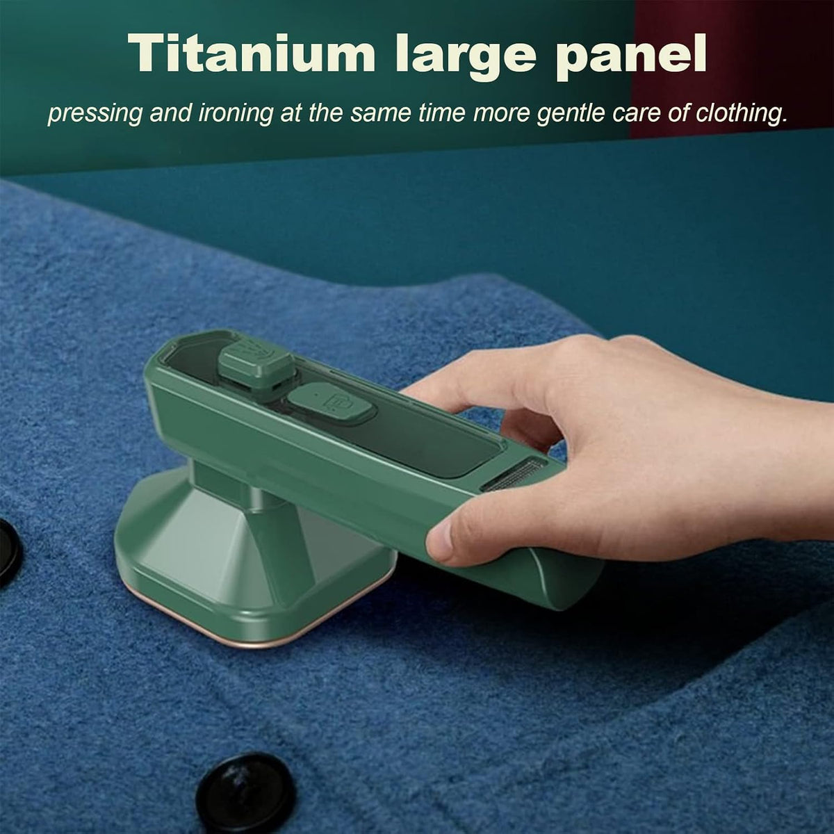 Portable Mini Steam Iron for Clothes | Handheld Garment Steamer | Travel Iron