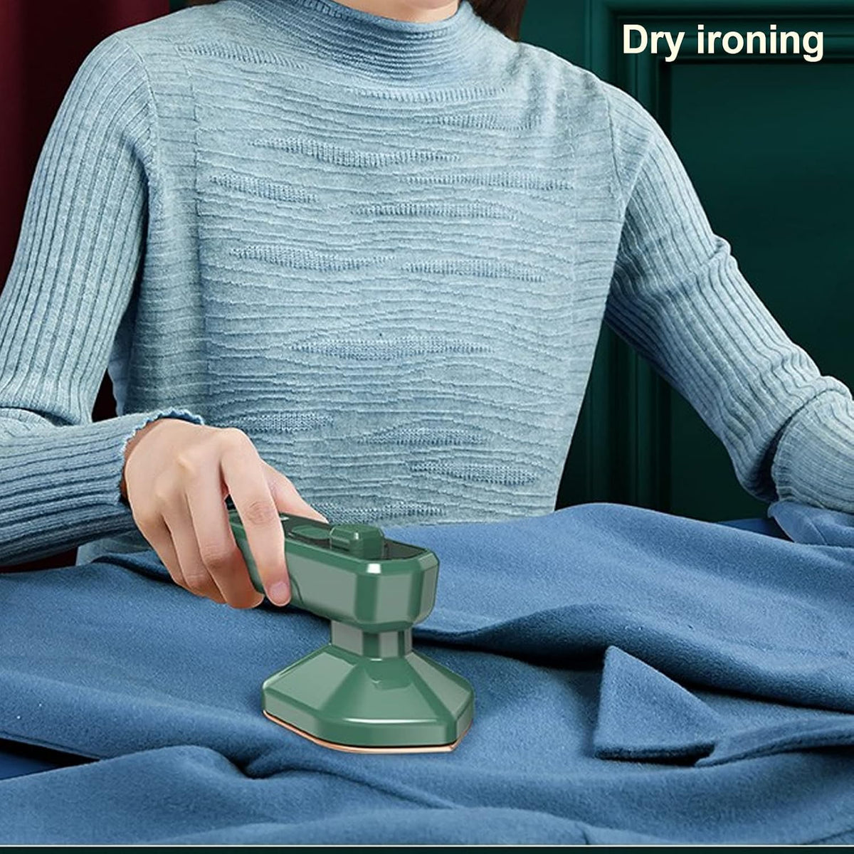 Portable Mini Steam Iron for Clothes | Handheld Garment Steamer | Travel Iron