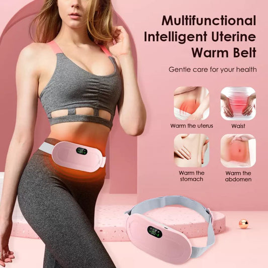 Portable cordless heating pad for period comfort