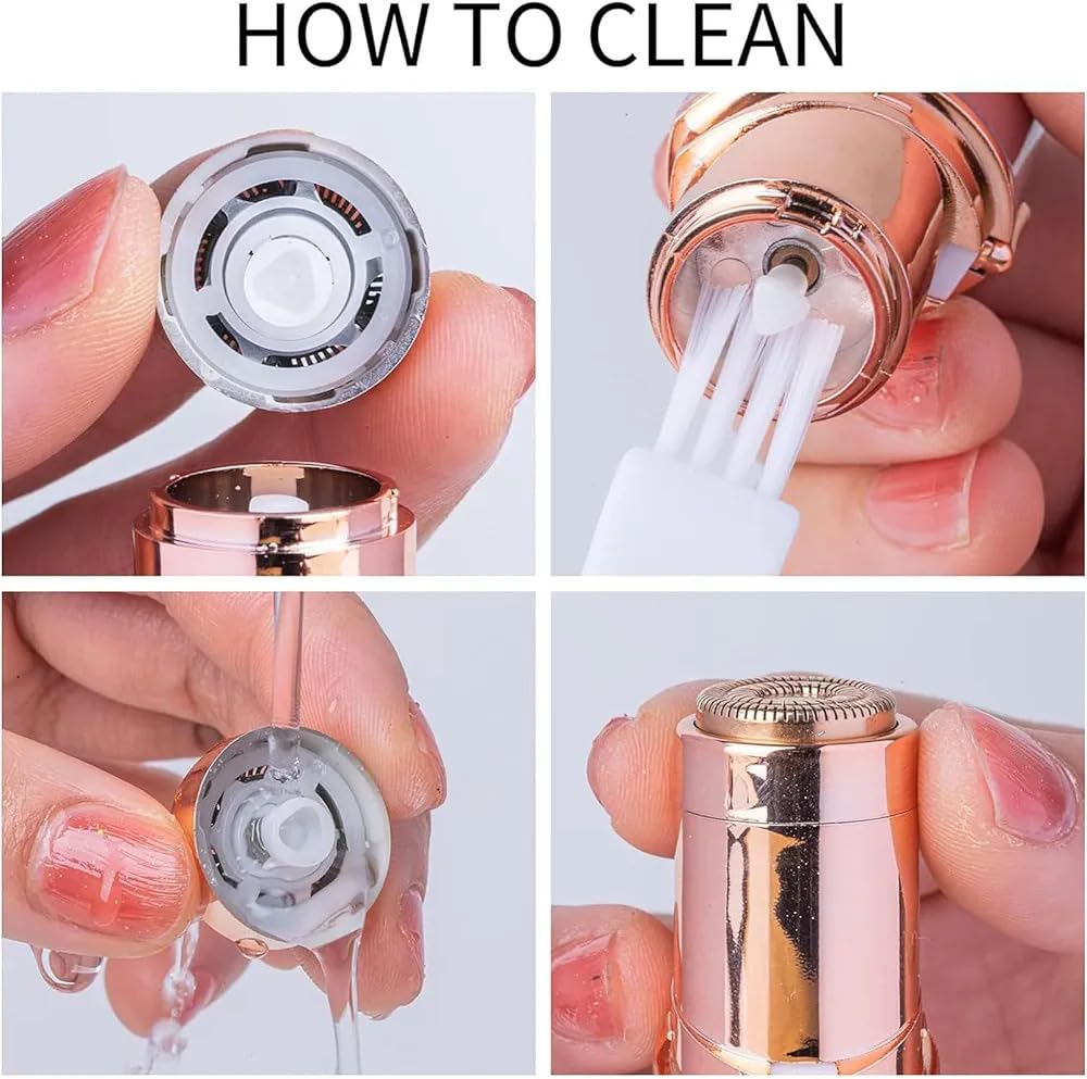 Flawless Rechargeable Facial Hair Remover for Women, Painless Eyebrow & Face Trimmer