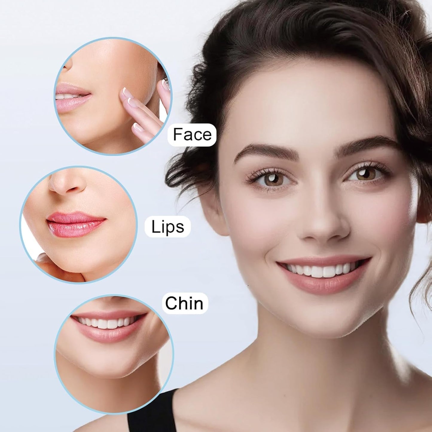 Flawless Rechargeable Facial Hair Remover for Women, Painless Eyebrow & Face Trimmer