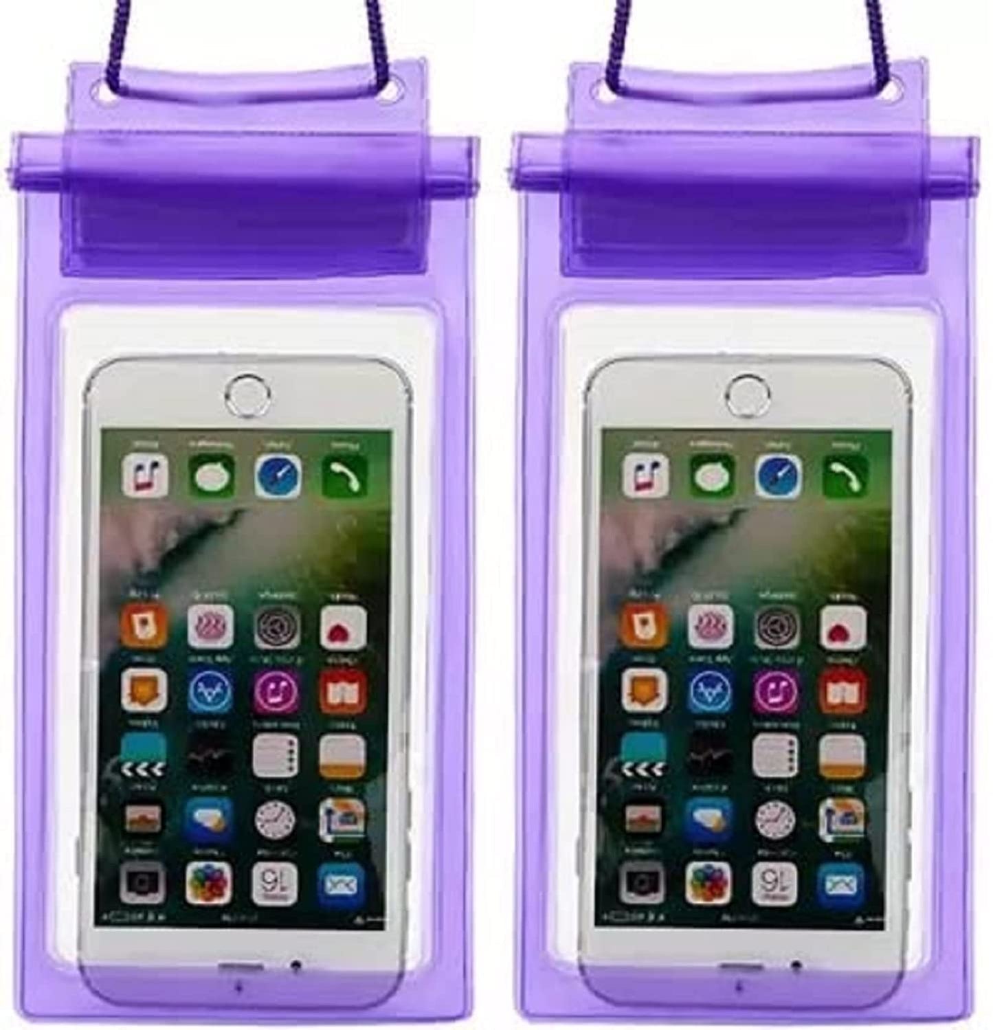 Waterproof Mobile Phone Pouch with Secure Lock – Pack of 2
