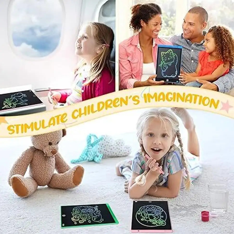 Reusable LCD Writing & Drawing Tablet with Stylus