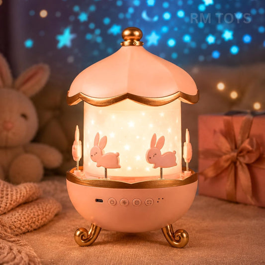 Bunny Bluetooth Speaker Night Lamp with LED Fairy Lights