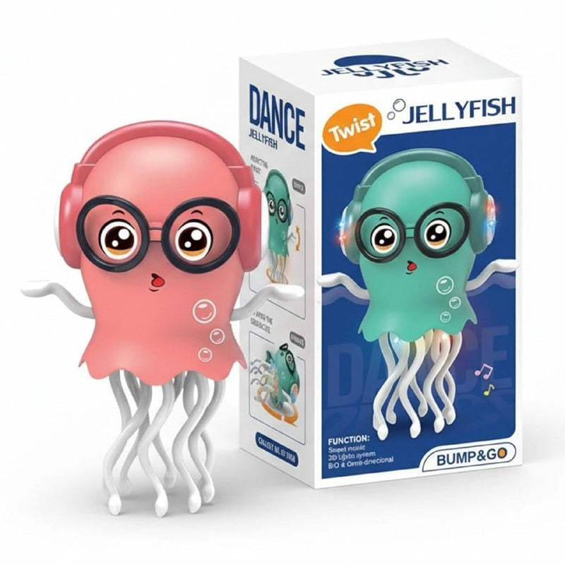 Interactive Dancing Jellyfish/Octopus Toy – Pink