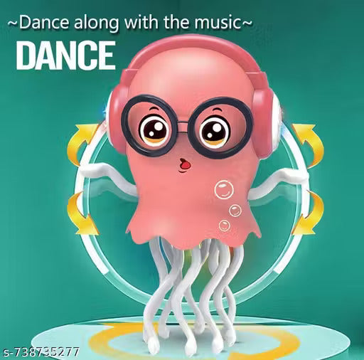 Interactive Dancing Jellyfish/Octopus Toy – Pink