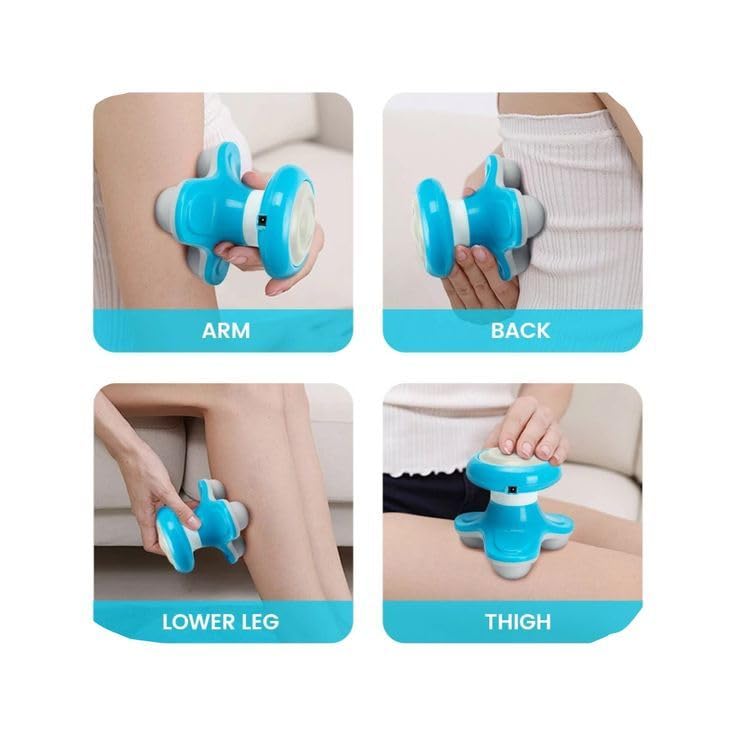 Lightweight USB-powered handheld body massager